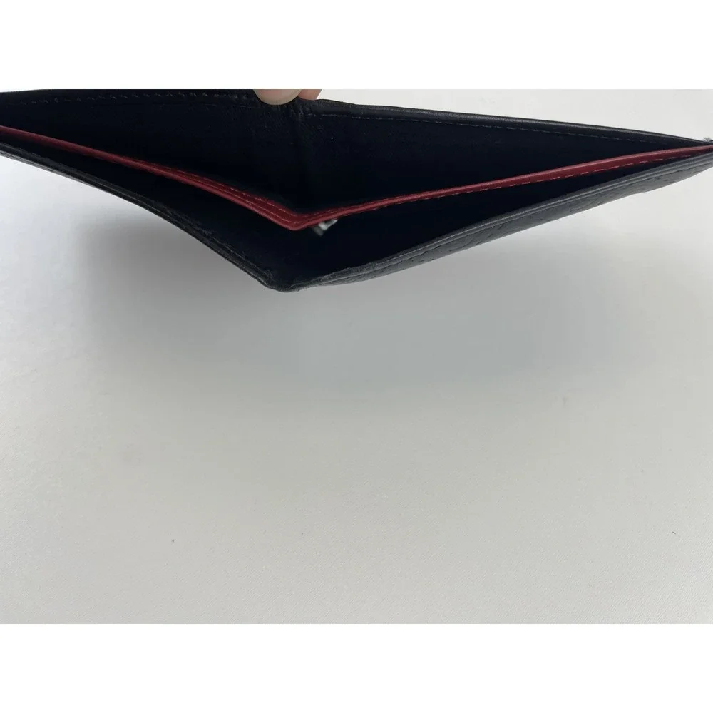 GUESS 31GU13X008 Men Bifold Wallet‎ - Black/Red, used